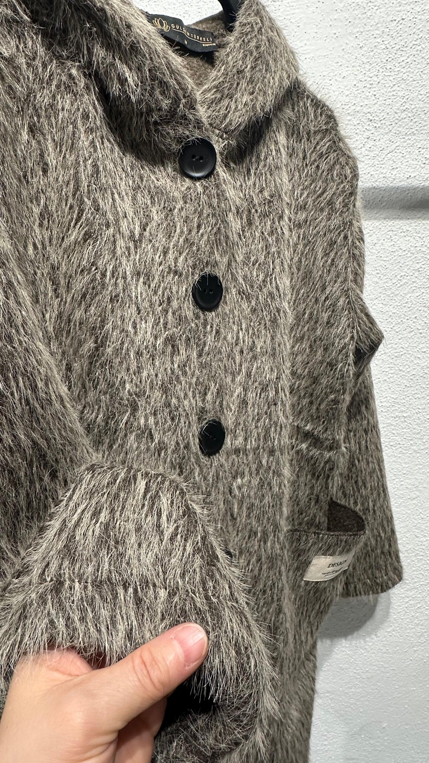 Kırçıllı Kumaş Spor Cepli Astarsız Kaban