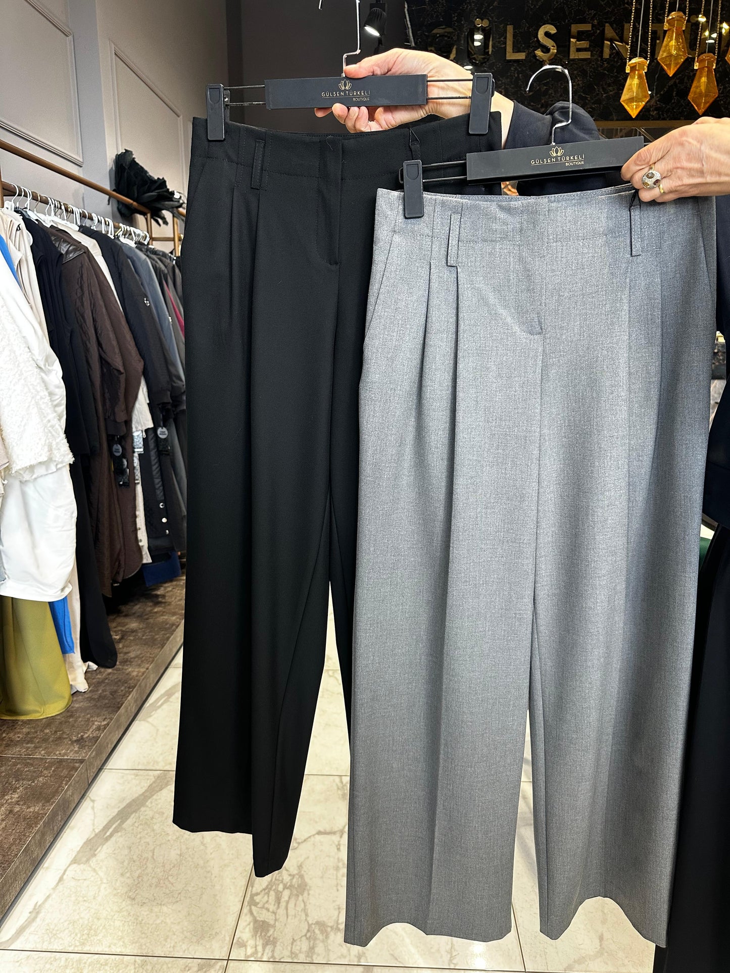 Klasik Palazzo Model Pantolon