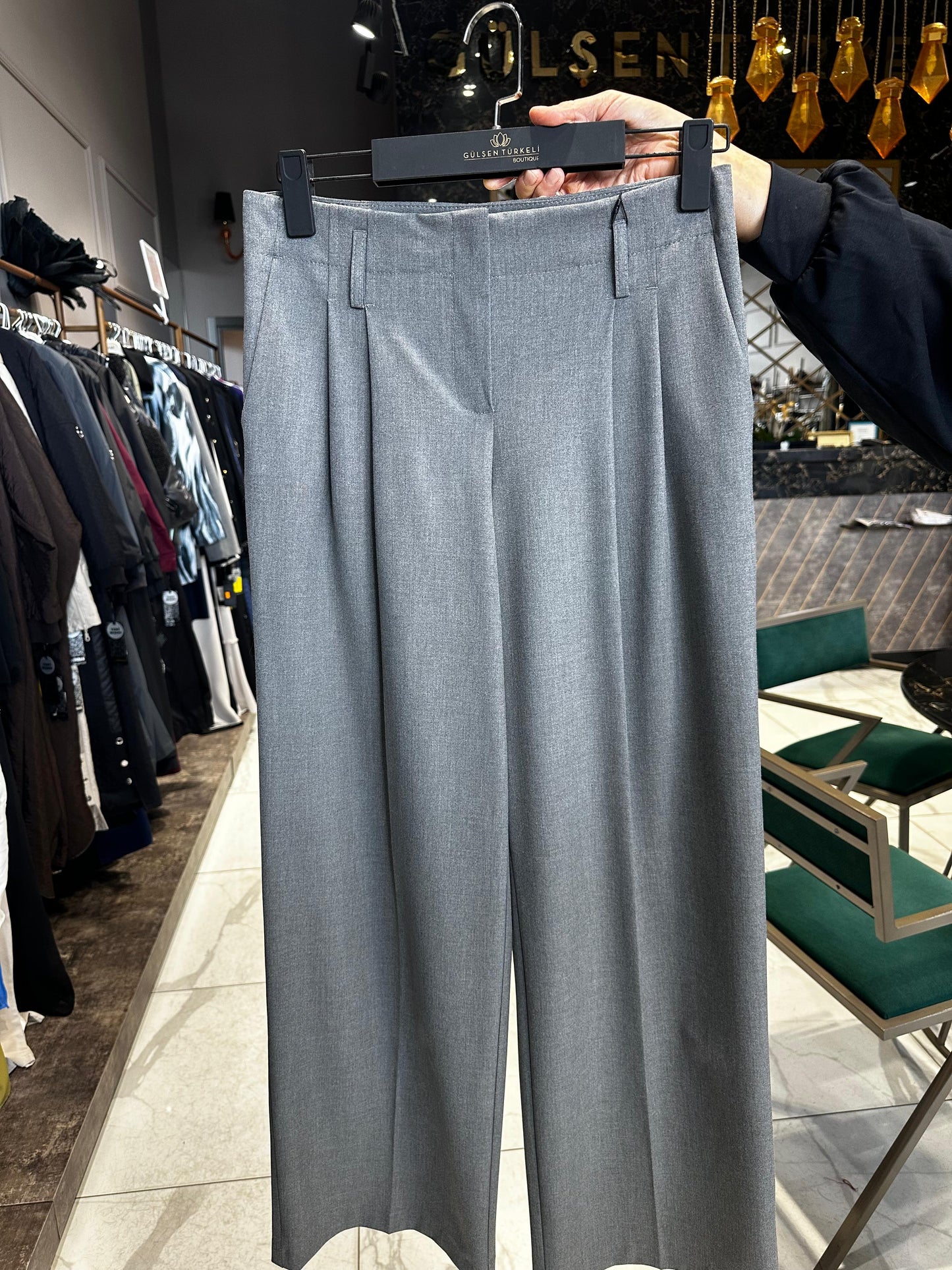 Klasik Palazzo Model Pantolon