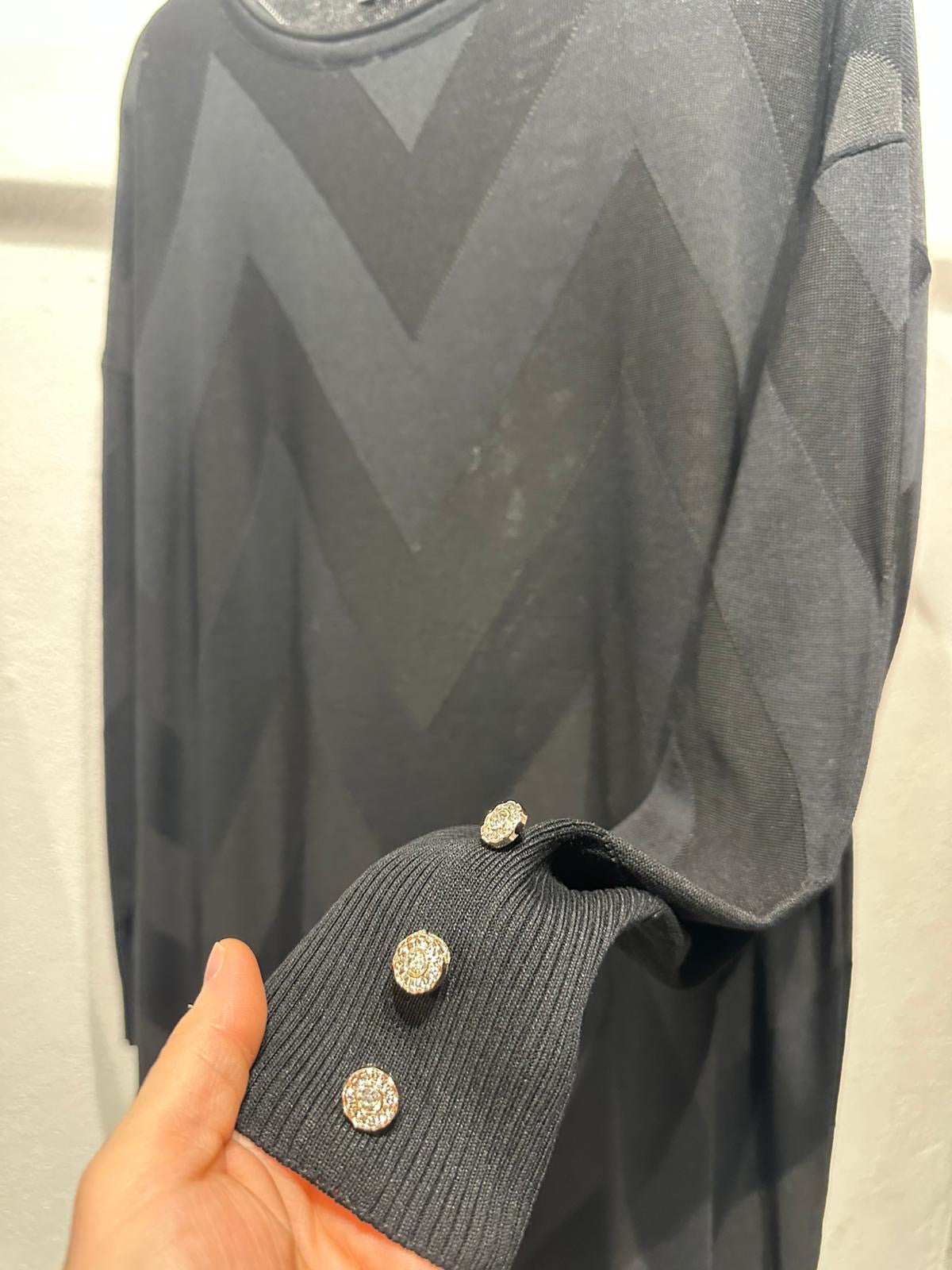 Zikzak Desen Merserize Triko