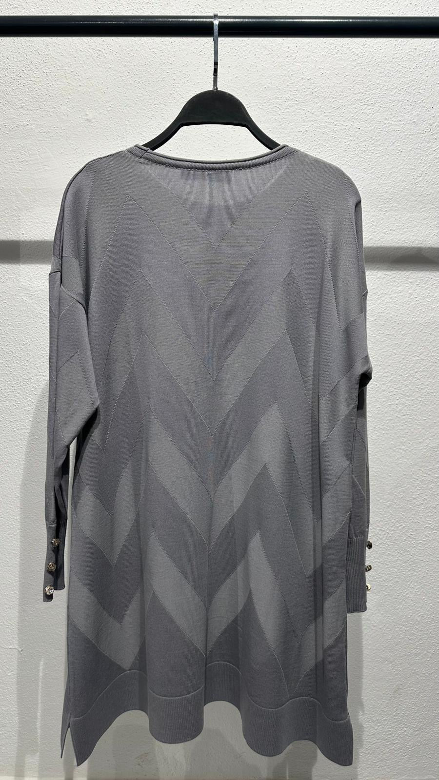 Zikzak Desen Merserize Triko