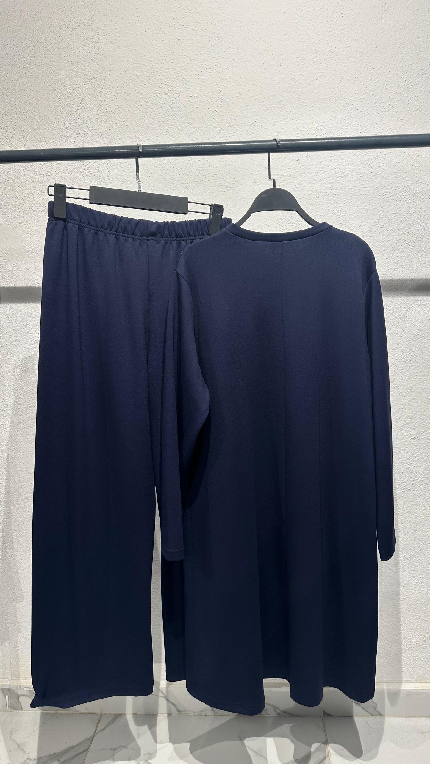 Oysho Kumaş Spor Dikişli Boncuk İşlemeli PantolonluTakım