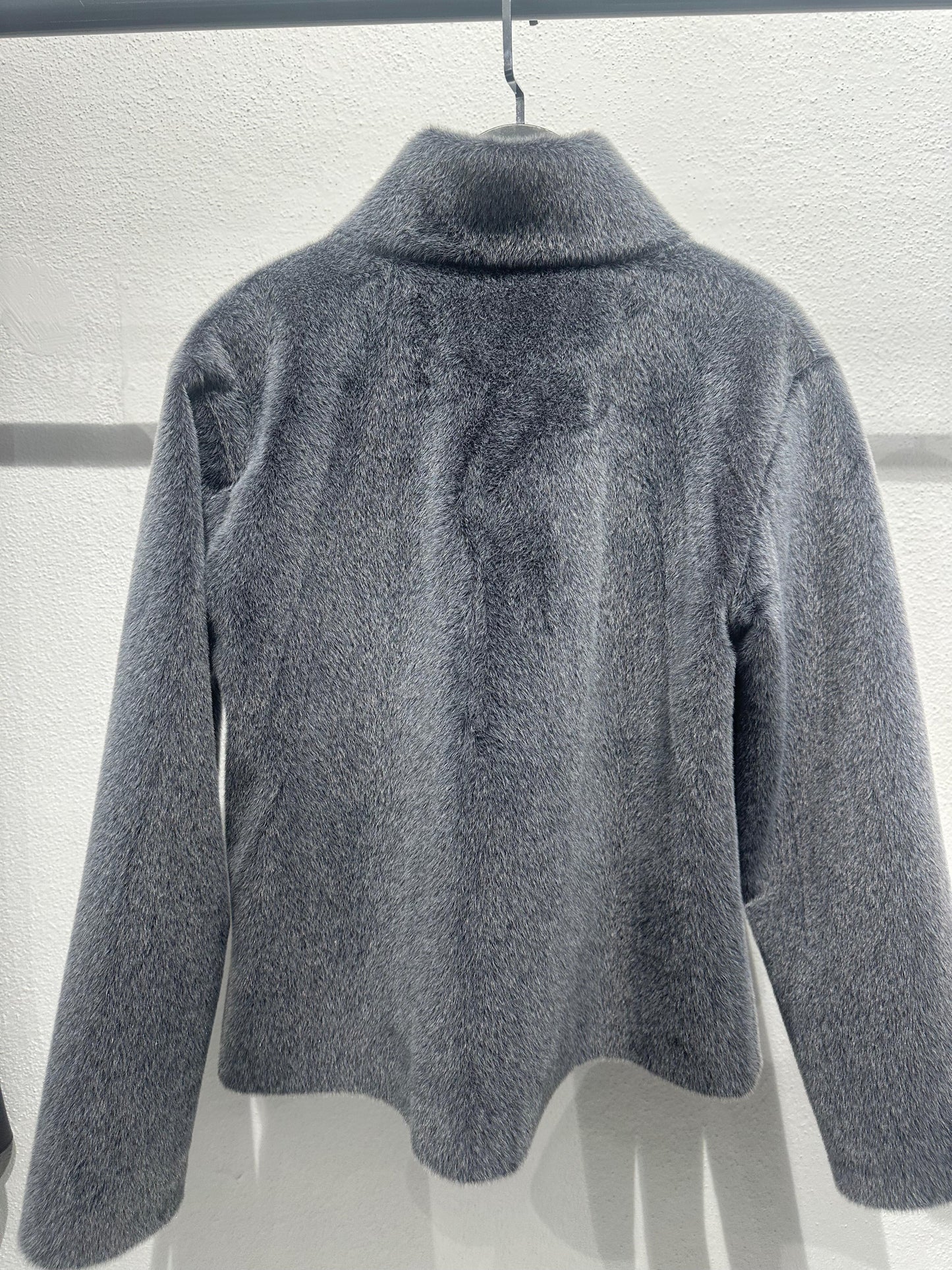 Tay Tüyü Önden Bağlama Kaban