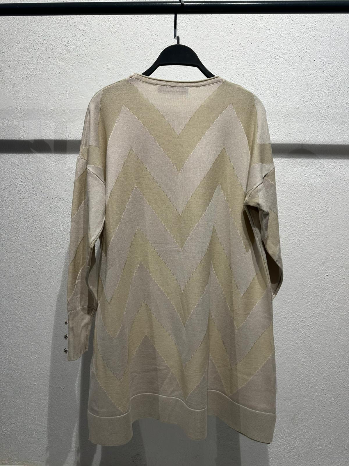 Zikzak Desen Merserize Triko