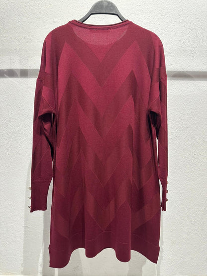 Zikzak Desen Merserize Triko