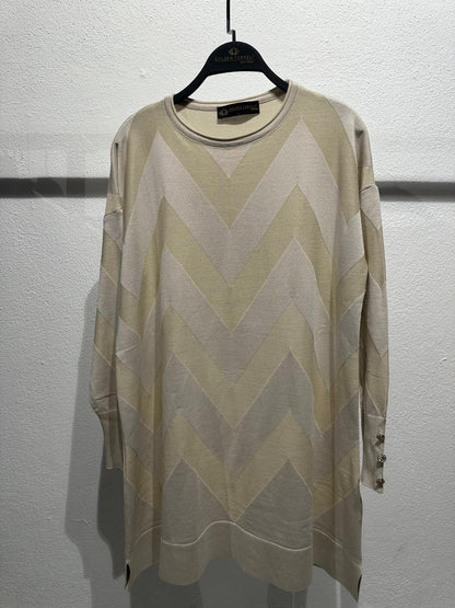 Zikzak Desen Merserize Triko