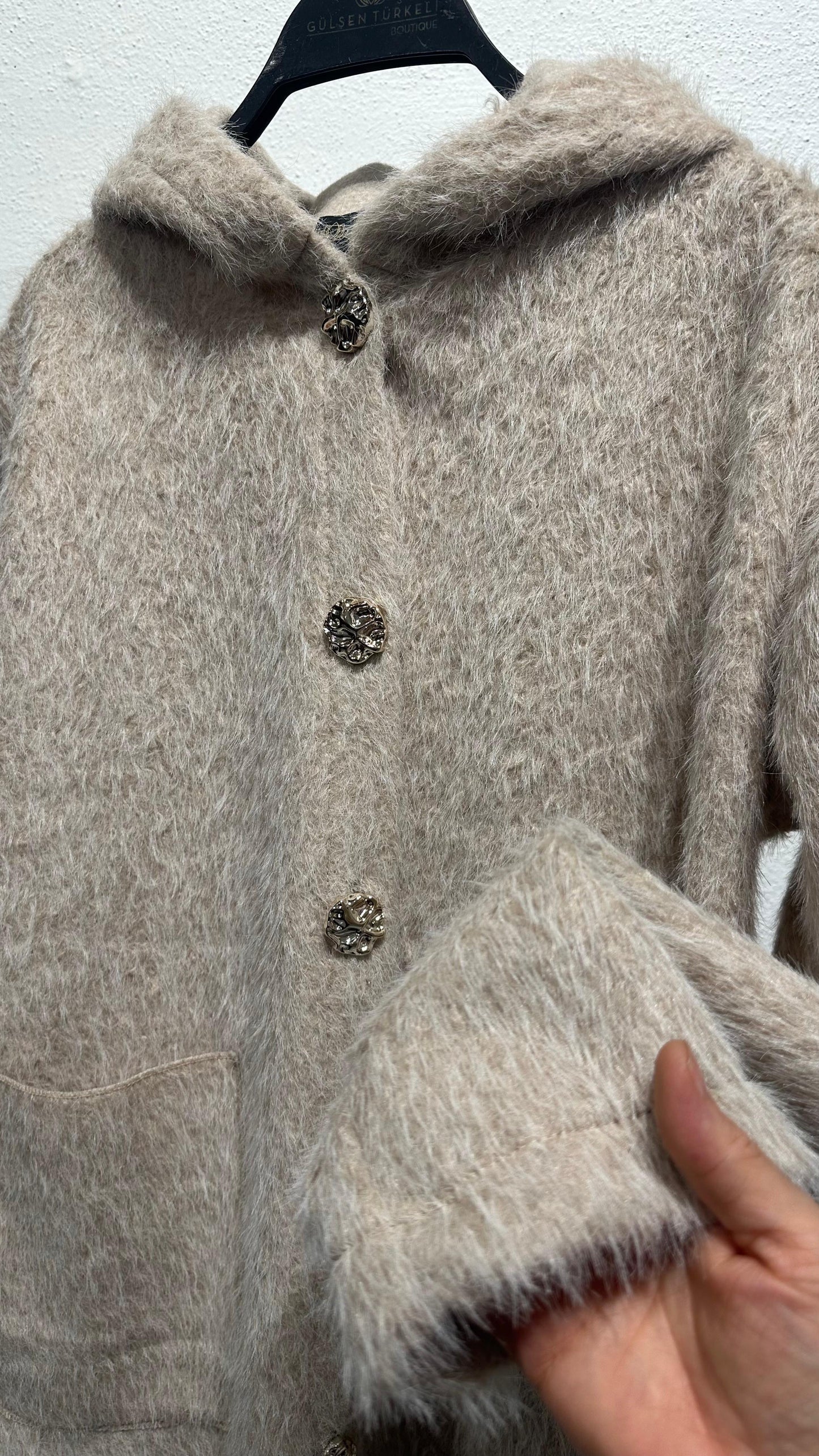 Kırçıllı Kumaş Spor Cepli Astarsız Kaban