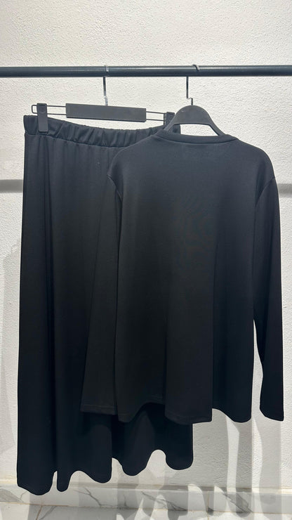 Boncuk İşlemeli Oysho Kumaş  Etekli Takım