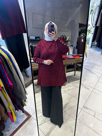 Mermer Desen Merserize Triko