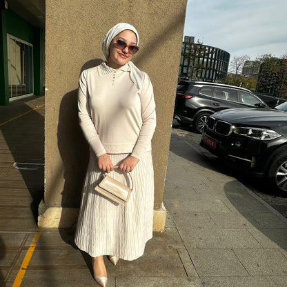 Eteği Astarlı Merserize Takım