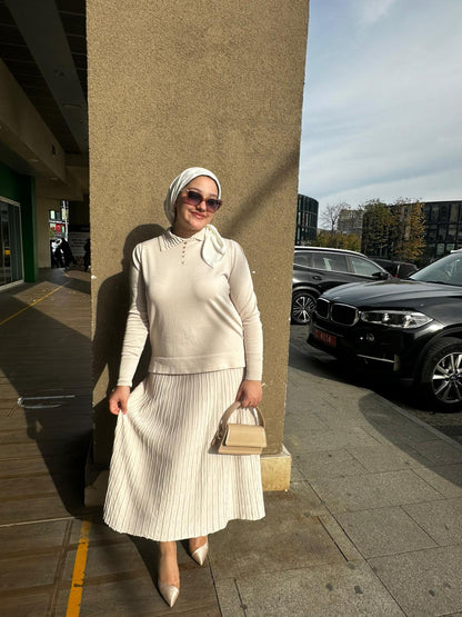 Eteği Astarlı Merserize Takım