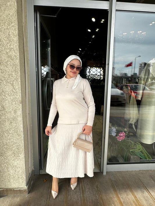 Eteği Astarlı Merserize Takım