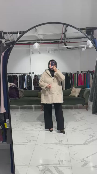 Kırçıllı Kumaş Spor Cepli Astarsız Kaban