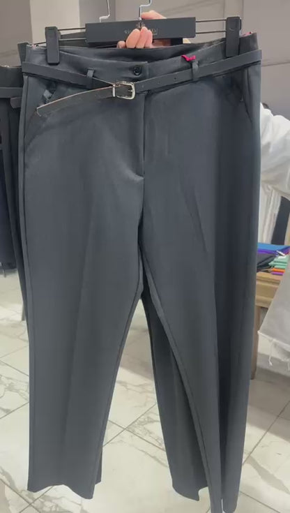 Likralı Havuç Kesim Pantolon