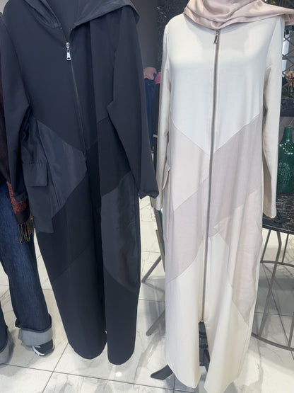 Triko ve Paraşüt Detaylı Örme Kumaş Kap